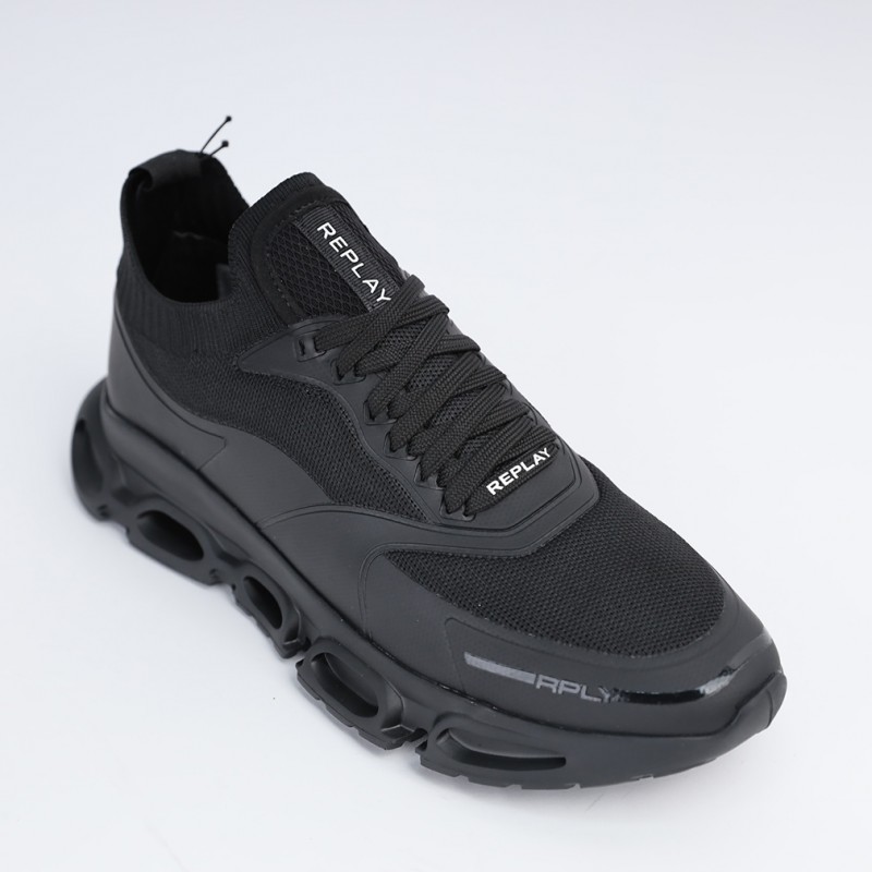Replay Men's Overcast 1 Shoes- Black