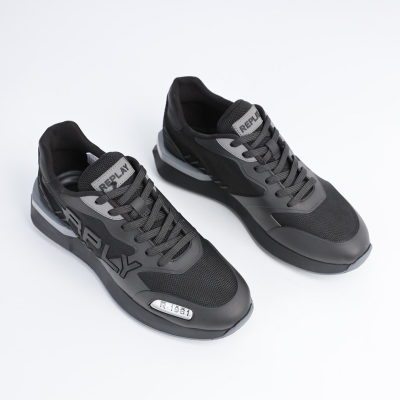 Replay Men's BLIND 1 Shoes- Black