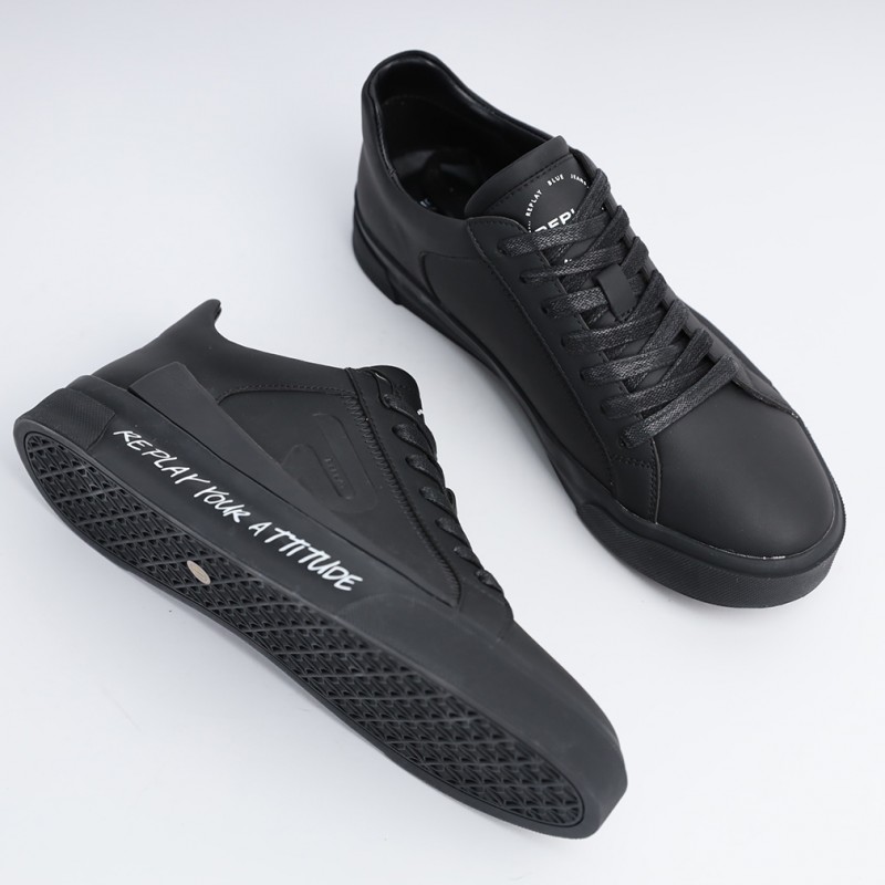 Replay Men's HATLEY 1 Shoes- Black