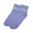 جوارب قطنية طويلة (زوج واحد) من فولو للنساء لون بنفسجي