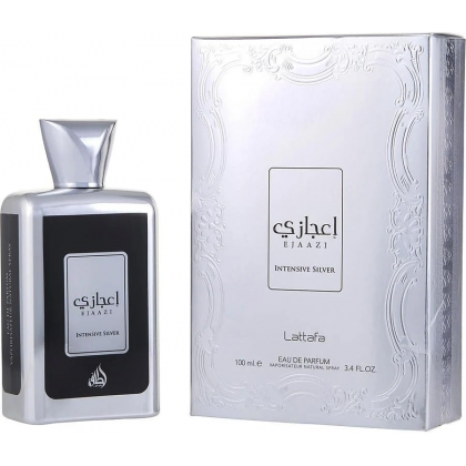 Ejaazi Intensive Silver EDP By Lattafa For Unisex 100Ml -عطر اعجازي سلفر من لطافة للجنسين حجم 100 مل