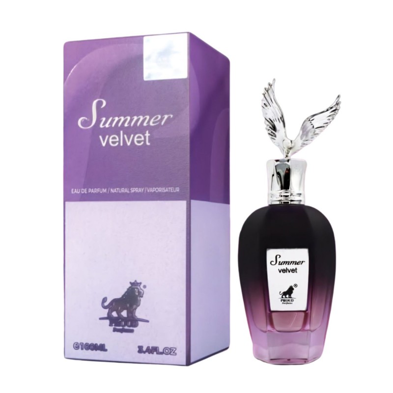 Summer VELVET EDP By Proud Perfumes For Women 100Ml -عطر سمر فيلفيت من برواد للنساء حجم 100 مل