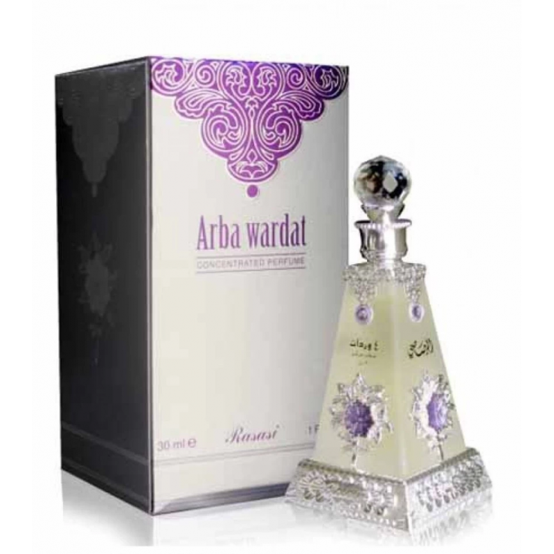 Arba Wardat EDP By Rasasi For Unisex 70Ml -عطر 4 وردات من الر صاصي للجنسين حجم 70 مل