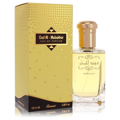 Oudh Al Mubakhar EDP By Rasasi For Unisex 100Ml -عطر عود المبخر من الر صاصي للجنسين حجم 100 مل