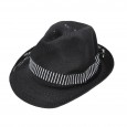 قبعة فيدورا للرجال لون أسود