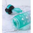 مطرة ماء 1 لتر لون اخضر وبنفسجي