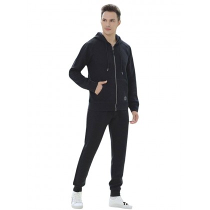 طقم تريننج جاكيت + بنطلون قماش مجكر خريفي ربيعي