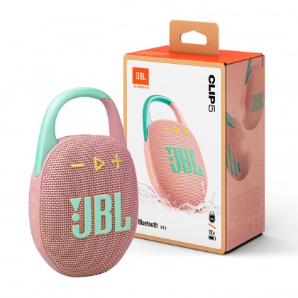 JBL Clip 5 Ultra-portable waterproof speaker- Pink