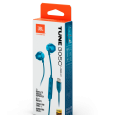 JBL Tune 305C USB Wired Hi-Res Earbud Headphones-Blue