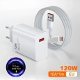 شاحن موبايل شاومي 120واط Xiaomi - 120w Charger Power Adapter &Type-c Data Cable