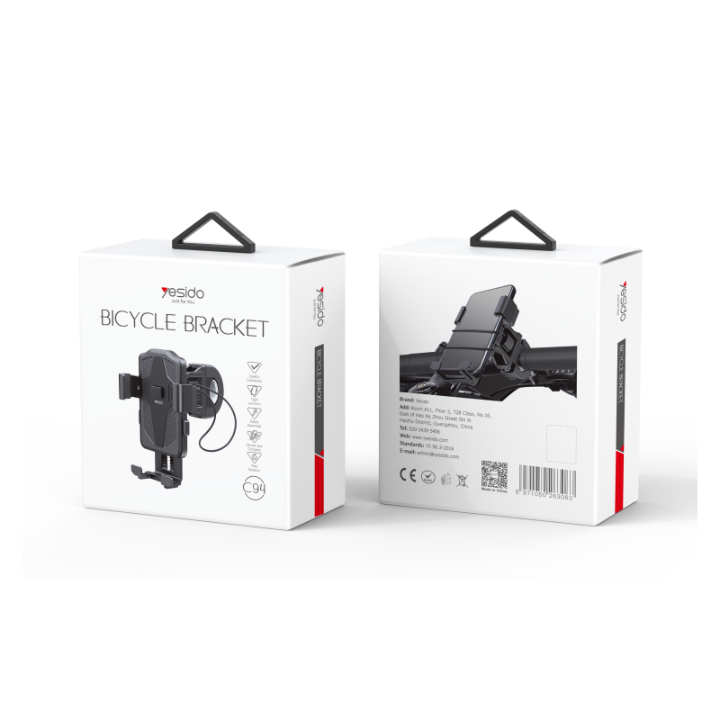 Yesido C94 Easily Using Adjustable Mount Cellphone Holder For Bicycle Silicon