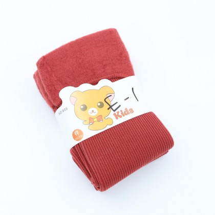 جوارب شتوية للأطفال (2 زوجين) لون كرميدي