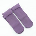 جوارب شتوية للأطفال (2 زوجين) لون بنفسجي