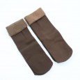 جوارب شتوية طويلة للأطفال (2 زوجين) لون بني