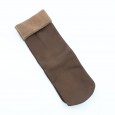 جوارب شتوية طويلة للأطفال (2 زوجين) لون بني