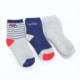 جوارب شتوية طويلة للأطفال (3 أزواج) بألوان متعددة