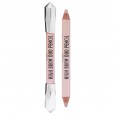 Benefit High Brow Duo Pencil - Linen Pink/Soft Gold (Light) 2x1.4g Ounce - قلم تحديد الحواجب هاي برو ديو من بينيفت لون وردي كتان/ذهبي ناعم
