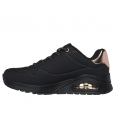 Skechers Women's Uno - Shimmer Away Shoes - حذاء سكيتشرز أونو - شيمر اويه للنساء لون أسود