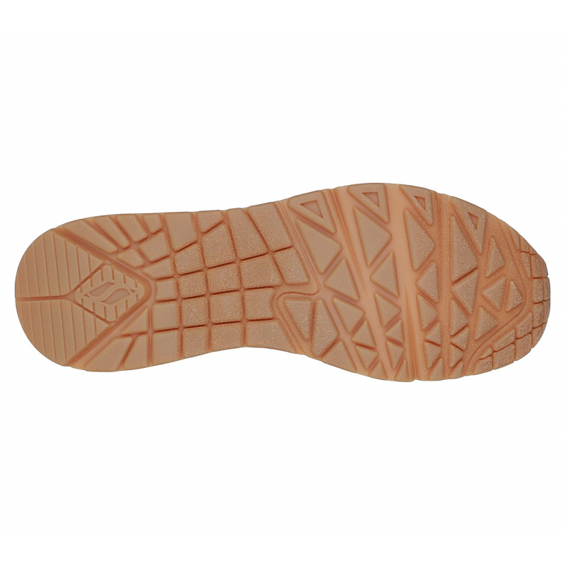 Skechers Women's Uno - Shimmer Away Shoes - حذاء سكيتشرز أونو - شيمر اويه للنساء لون ابيض