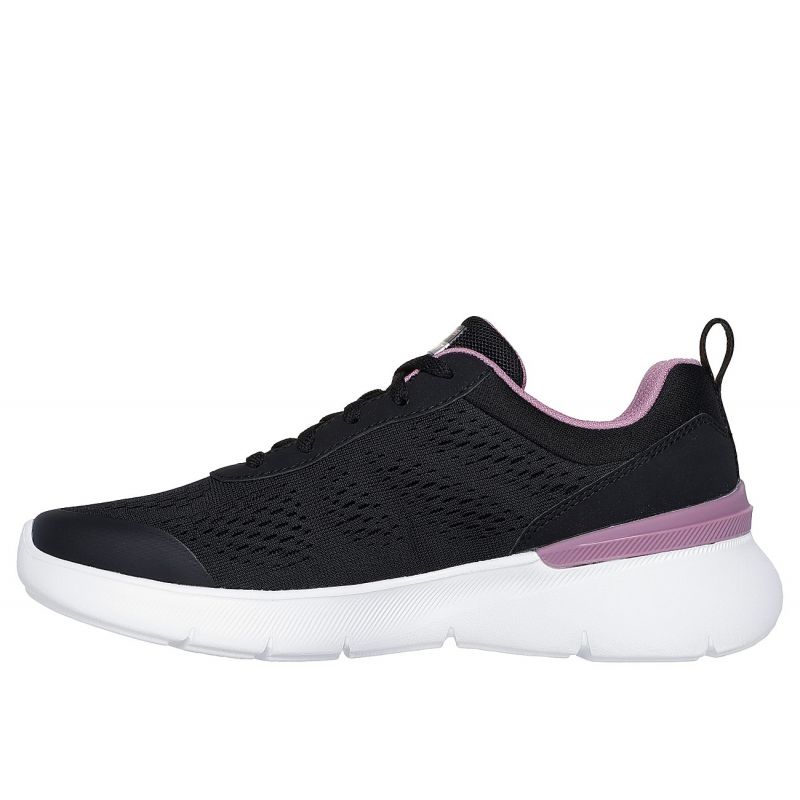 Skechers Women's Skech-Air Dynamight 2.0 - New Heights Shoes - حذاء سكيتشرز سكيتش اير ديناميت 2.0 للنساء لون أسود ونعل ابيض