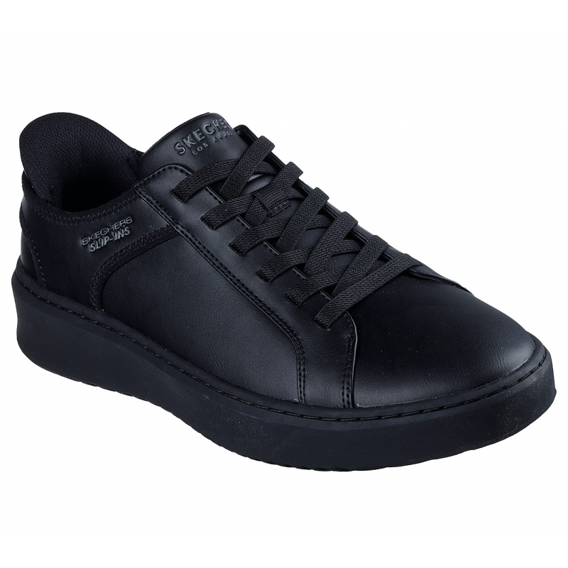 Skechers Men's Slip-ins: Court Break - Double Vented Shoes - حذاء سكيتشرز سليب انس: كورت بريك دبل للرجال لون أسود
