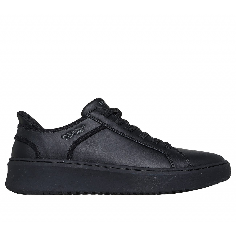 Skechers Men's Slip-ins: Court Break - Double Vented Shoes - حذاء سكيتشرز سليب انس: كورت بريك دبل للرجال لون أسود