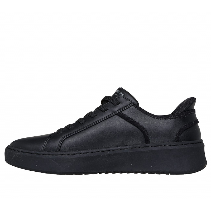 Skechers Men's Slip-ins: Court Break - Double Vented Shoes - حذاء سكيتشرز سليب انس: كورت بريك دبل للرجال لون أسود