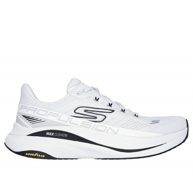 Skechers Men's Max Cushioning Propulsion Shoes - حذاء سكيتشرز ماكس كوشينينغ للرجال لون أبيض