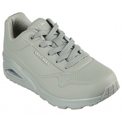 Skechers Women's Uno - Stand On Air Shoes -حذاء سكيتشرز أونو ستاند اون اير للنساء لون زيتي