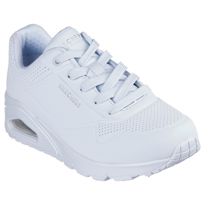 Skechers Women's Uno - Stand On Air Shoes -حذاء سكيتشرز أونو ستاند اون اير للنساء لون أبيض