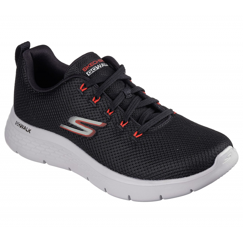 Skechers Men's GO WALK Flex - Vespid Shoes - حذاء سكيتشرز جو ووك فليكس- فيسبيد للرجال لون أسود ونعل أبيض