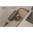 محول مدخل تايب سي إلى 4 مداخل USB 3.0 من ماركة KAKUSIGA