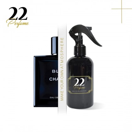 معطر بخاخ 250 مل للجو والفراش برائحة بلو شانيل من 22 بيرفيوم