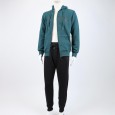 طقم تريننج جاكيت + بنطلون قماش مجكر خريفي ربيعي