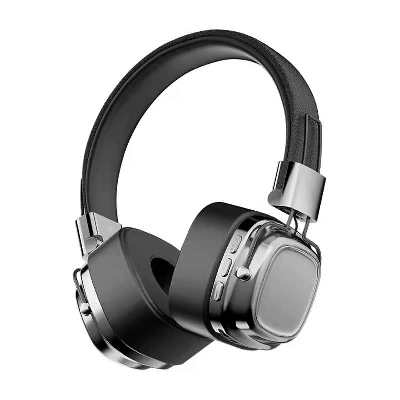 CR-8 Classic Over Ear Wireless Headphones Black-Silver