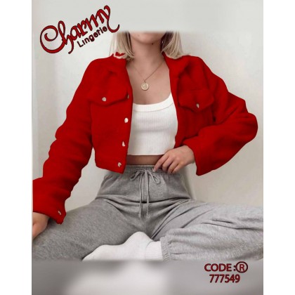 طقم ستاتي فرو ثقيل 3 قطع من شارمي One Size