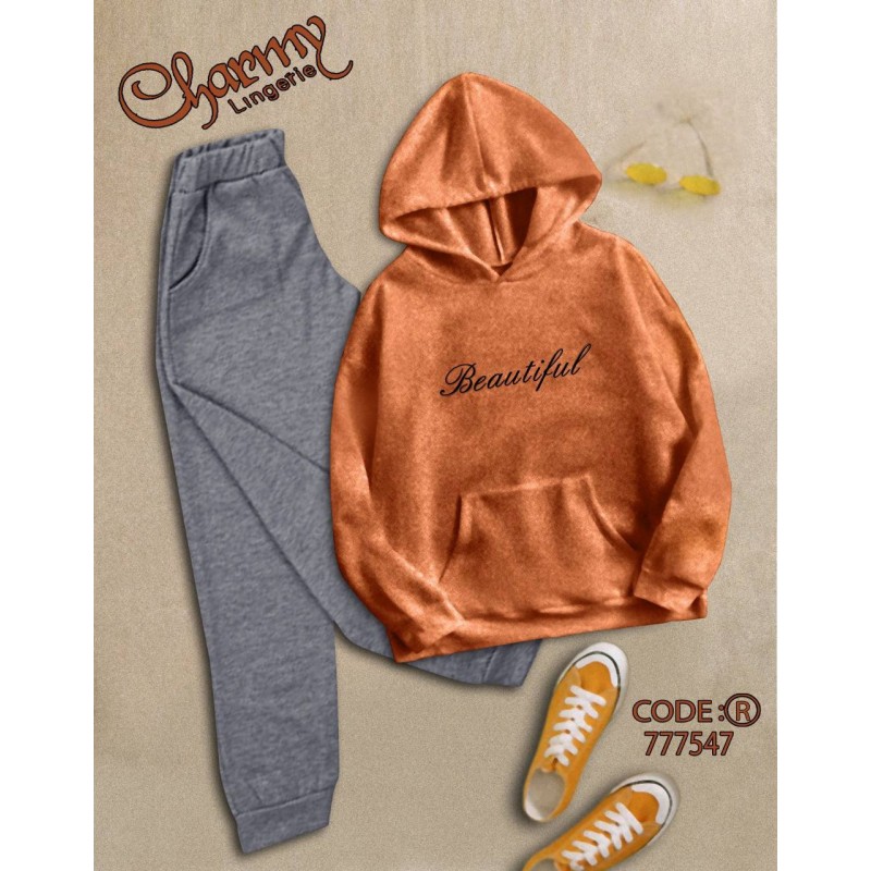 طقم ستاتي فرو قطعتين من شارمي One Size