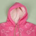 هودي فوتر للأطفال لون فوشي