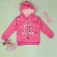 هودي فوتر للأطفال لون فوشي