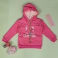 هودي فوتر للأطفال لون فوشي