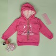 هودي فوتر للأطفال لون فوشي