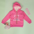 هودي فوتر للأطفال لون فوشي