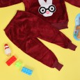 بجامة (قطعتين) للأطفال لون خمري