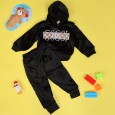 بجامة (قطعتين) للأطفال لون أسود