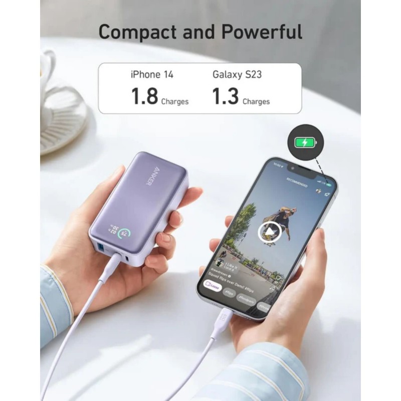ANKER Pocket-Sized Power Boost 10000mAh 30W Power Bank