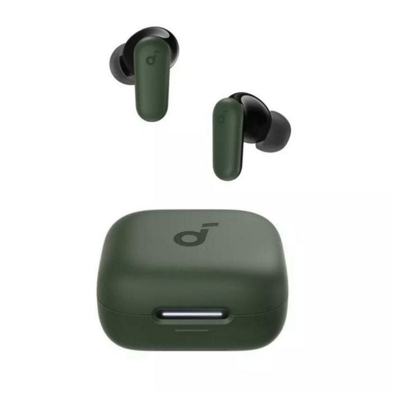 soundcore by ANKER R50i NC Auto Noise Cancelling Hands-Free Viewing Wireless Earbuds ( Army Green )