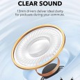 soundcore by ANKER K20i Semi-in-Ear Comfort with Extended Playtime Wireless Earbuds ( Black )
