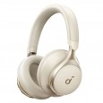 soundcore by ANKER Space One Noise Cancelling CROWED Noise Down Wireless Headphone ( Beige )