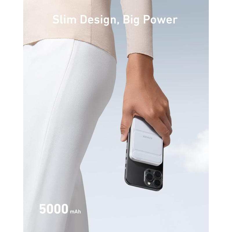 ANKER Charge Wire-Free Anywhere Anytime MagGo 5000mAh 7.5W Power Bank