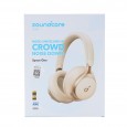 soundcore by ANKER Space One Noise Cancelling CROWED Noise Down Wireless Headphone ( Beige )